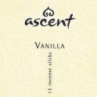 Ascent - Incense Vanilla, 12 Each