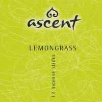 Ascent - Incense Lemongrass, 12 Each