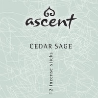 Ascent - Incense Cedar Sage, 12 Each