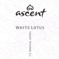 Ascent - Incense White Lotus, 12 Each