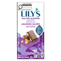 Lily's - Chocolate Bar - Salted Almond Milk Chocolate Style