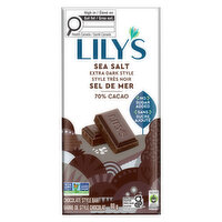 Lilys - Bar Extra Dark Chocolate Sea Salt