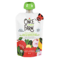 Once Upon A Farm - Baby Puree - Apple Banana Kale Stage 2, 85 Millilitre