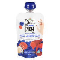 Once Upon A Farm - Baby Puree - Apple Sweet Potato Blueberry, 85 Millilitre