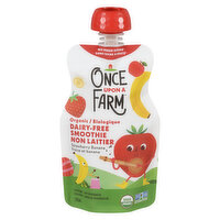 Once Upon A Farm - Smoothies for Kids - Strawberry Banana, 105 Millilitre