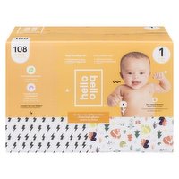 Hello Bello - Baby Diapers Size 1, 108 Each