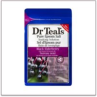 Dr Teals - Epsom Salt Black Elderberry, 1.36 Kilogram