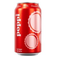 Poppi - Prebiotic Soda - Classic Cola, 355 Millilitre