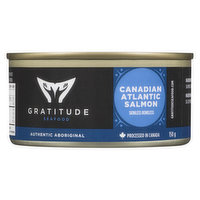 Gratitude Seafood - Skinless Boneless Salmon with Salt, 150 Gram