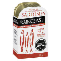 Raincoast Trading - Sardines in Tomato Sauce, 120 Gram