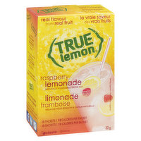 True Lemon - Drink Mix Raspberry Lemonade, 10 Each