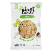Plant Snacks Plant Snacks - Cassava Chips - Lime, 142 Gram