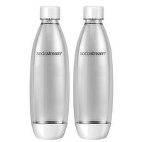 SodaStream - 1L Fuse Carbonating Bottle, White, 2 Each