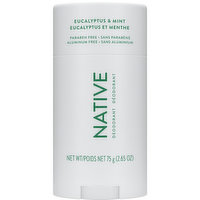 Native - Natural Deodorant, Eucalyptus Mint