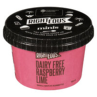 Righteous - Dairy-Free Sorbetto - Raspberry Lime, 106 Millilitre