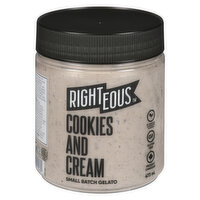 RIGHTEOUS - Cookies and Cream Gelato, 473 Millilitre