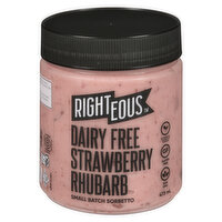 Righteous - Strawberry Rhubarb Sorbetto, 473 Millilitre