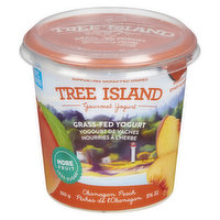 Tree Island - Yogurt Okanagan Peach, 350 Gram