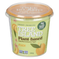 Tree Island - Yogurt Peach Dairy Free Hemp Heart & Coconut, 350 Gram