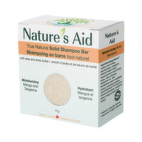 Nature's Aid - Shampoo Bar Moisturizing Mango & Tangerine, 60 Gram