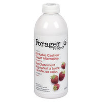 Forager Project - Cashew Yogurt Drink Strawberry, 828 Millilitre