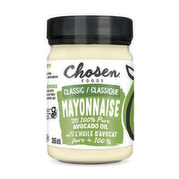 Chosen Foods - Avocado Oil Classic Mayo, Original, 355 Millilitre