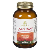 Purica - Lion's Mane Micronized Mushrooms, 120 Each