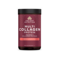 Ancient Nutrition - Multi Collagen Protein, Strawberry Lemon, 273 Gram