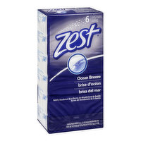 Zest - Soap Bars - Ocean Breeze, 6 Each