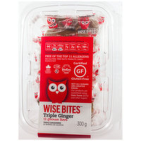 Wise Bites - Quinoa Triple Ginger Bars, 12 Each