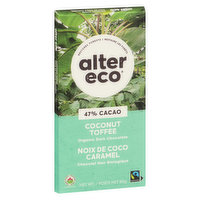 Alter Eco - Bar Dark Chocolate Coconut Toffee 47%