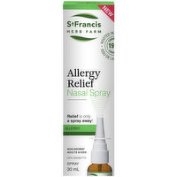 St. Francis Herb Farm - Allergy Relief Nasal Spray Non Drowsy, 30 Millilitre