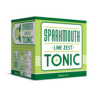 Sparkmouth - Lime Zest Tonic, 355 Millilitre