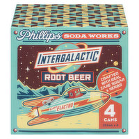 Phillips - Soda Intergalactic Root Beer, 4 Each