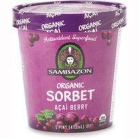 Sambazon - Organic Sorbet Acai Berry, 473 Millilitre