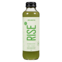 Rise - Kombucha Lime Matcha, 414 Millilitre