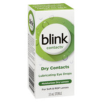 Blink - Blink Contacts Eye Lubricating Drops, 10 Millilitre