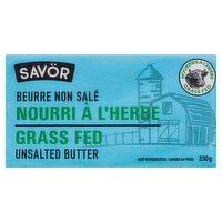 Savor - Butter Unsalted Grass Fed, 250 Gram