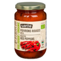 Savor - Roasted Red Peppers Organic, 340 Millilitre