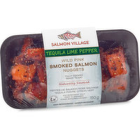 Salmon Village - Smoked Tequila Lime Salmon Nuggets., 150 Gram