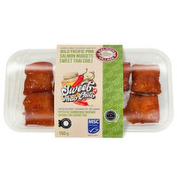 Salmon Village - Sweet Thai Chilli Smoked Pink Salmon Nuggets, 150 Gram