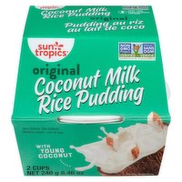 Sun tropics - Coconut Rice Pudding Original, 240 Gram
