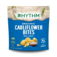 Rhythm Superfoods - Organic Cauliflower Bites - Sea Salt, 40 Gram