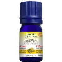 Divine Essence - Divine Ess Oil Org Cardamom, 5 Millilitre