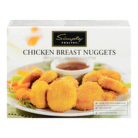 Simply Poultry - Chicken Breast Nuggets, 800 Gram