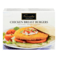 Simply Poultry - Chicken Breast Burgers, 800 Gram