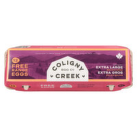 Coligny Creek - Free Range X-Large, 12 Each