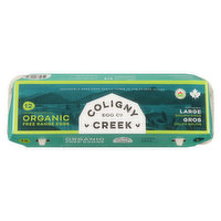 Coligny Creek - Large Eggs Organic, 12 Each