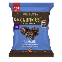 Theobroma - Chunkies Cocoa 72% Cacao Energy Bites, 37 Gram