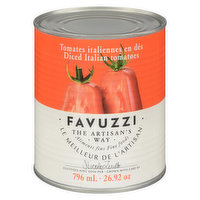 Favuzzi - Canned Diced Italian Tomatoes, 796 Millilitre